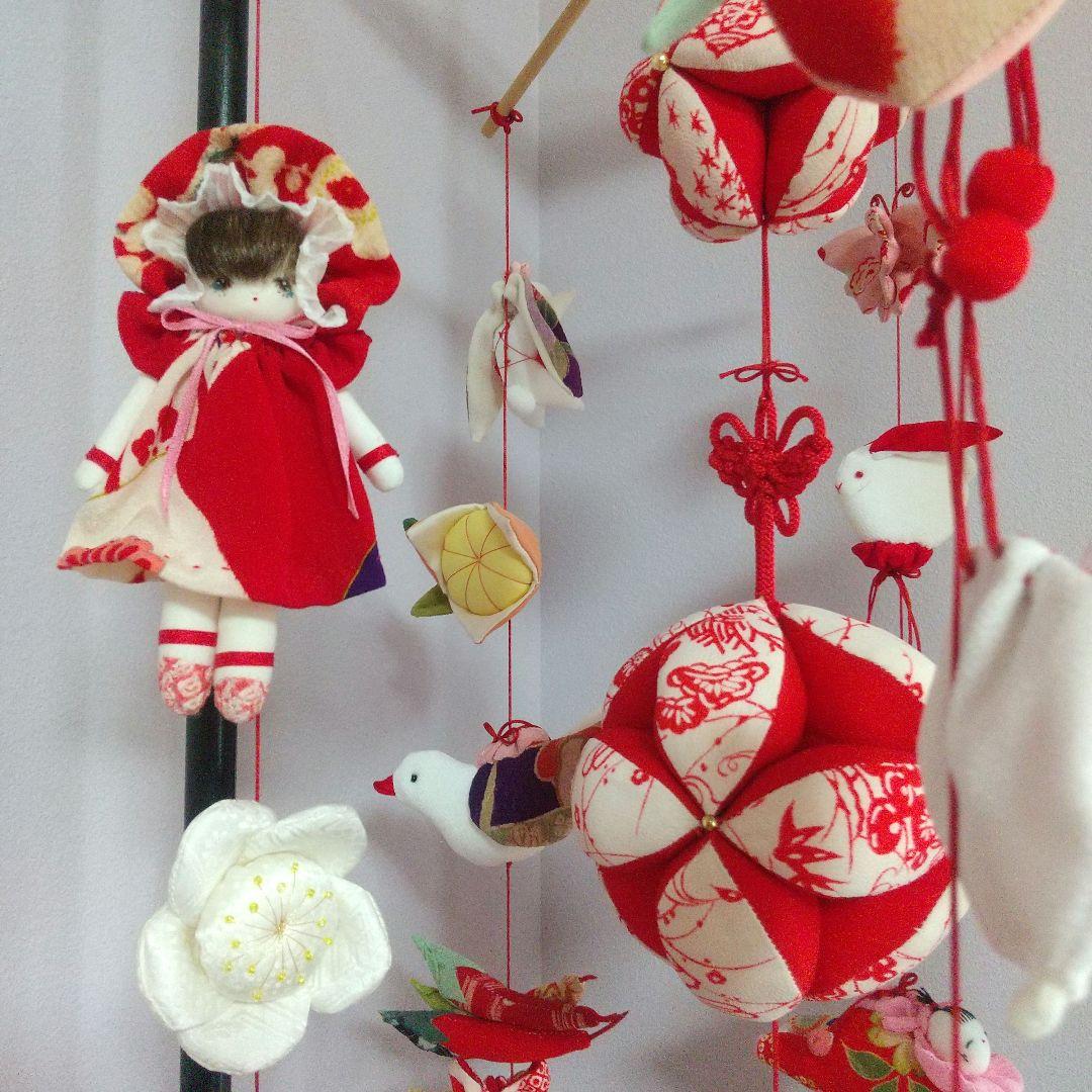 ちりめん細工 吊るし飾り かごめかごめ