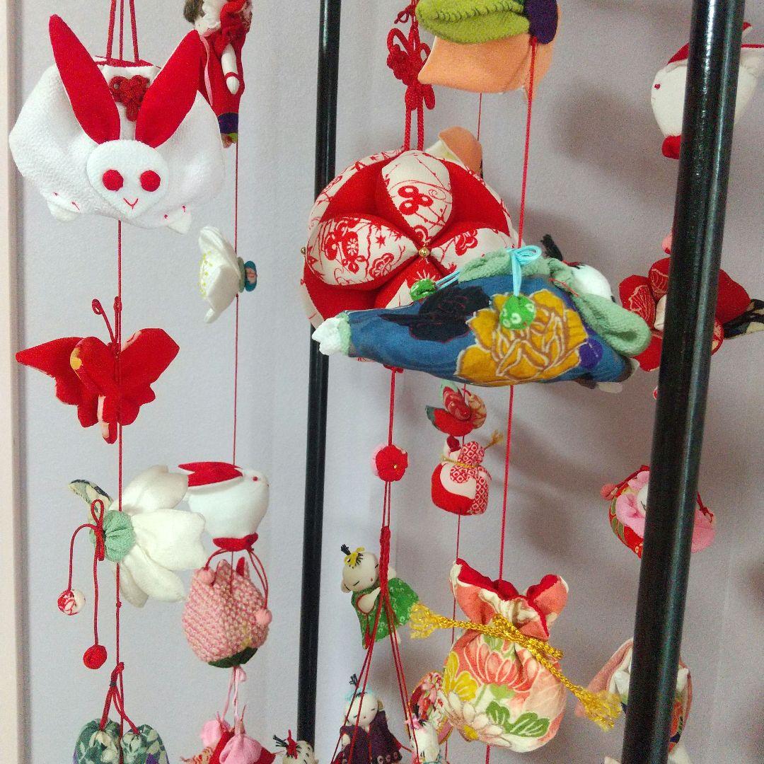 ちりめん細工 吊るし飾り かごめかごめ