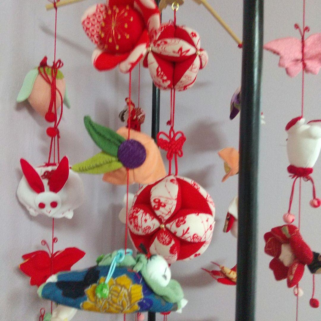 ちりめん細工 吊るし飾り かごめかごめ