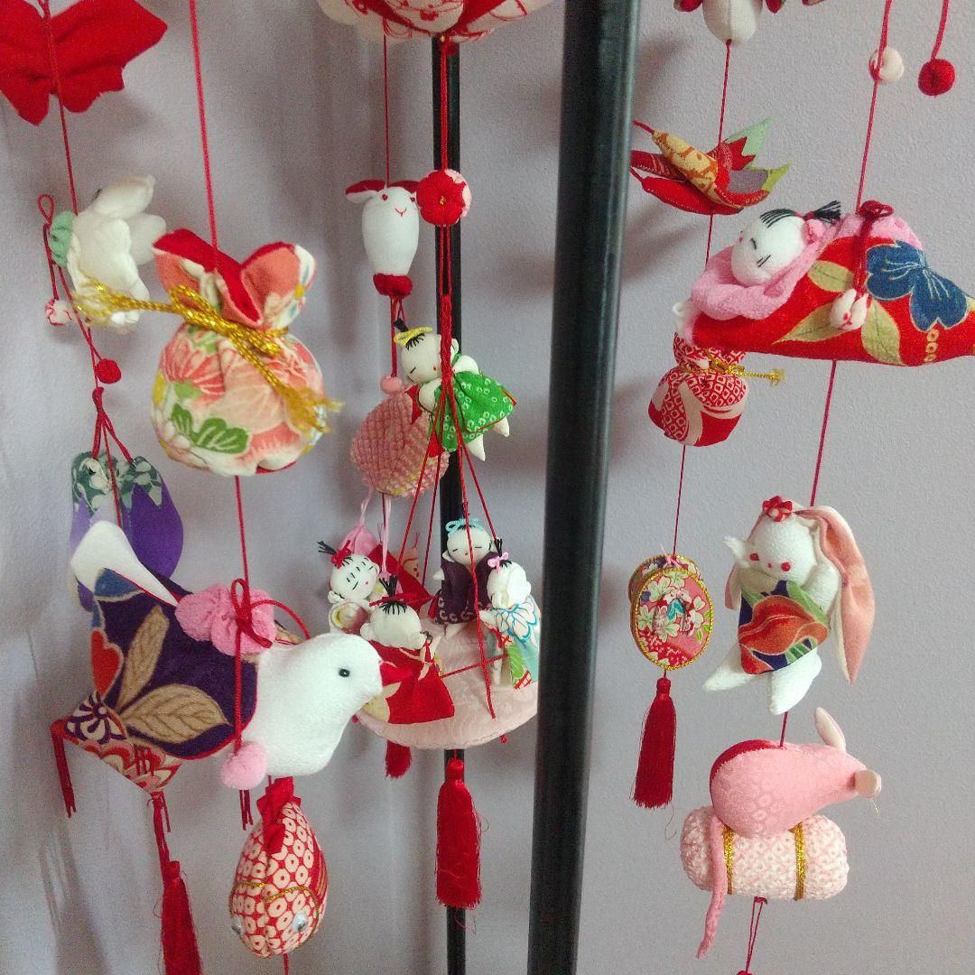 ちりめん細工 吊るし飾り かごめかごめ