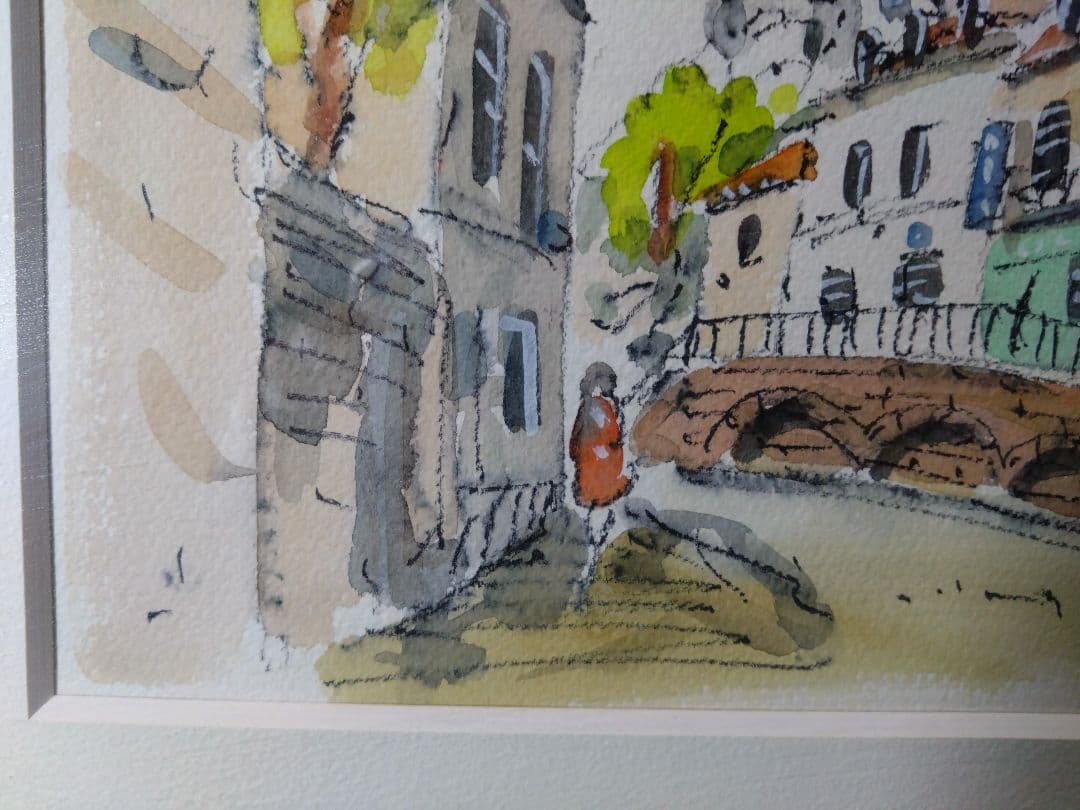 藤森悠二 水彩画「モンマルトル」