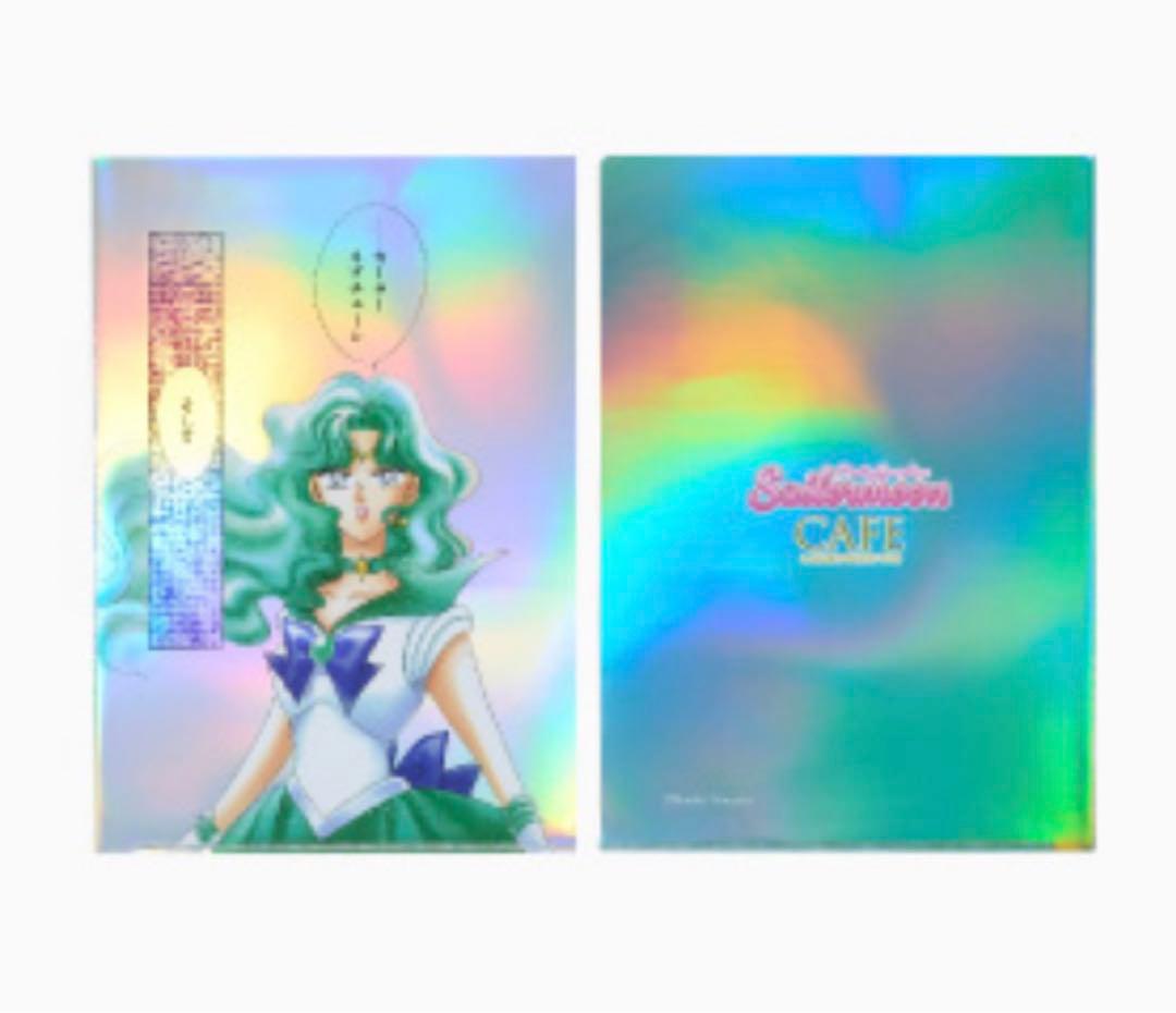 セーラームーンカフェ オーロラ クリアファイル 外部戦士 サターン ネプチューン
