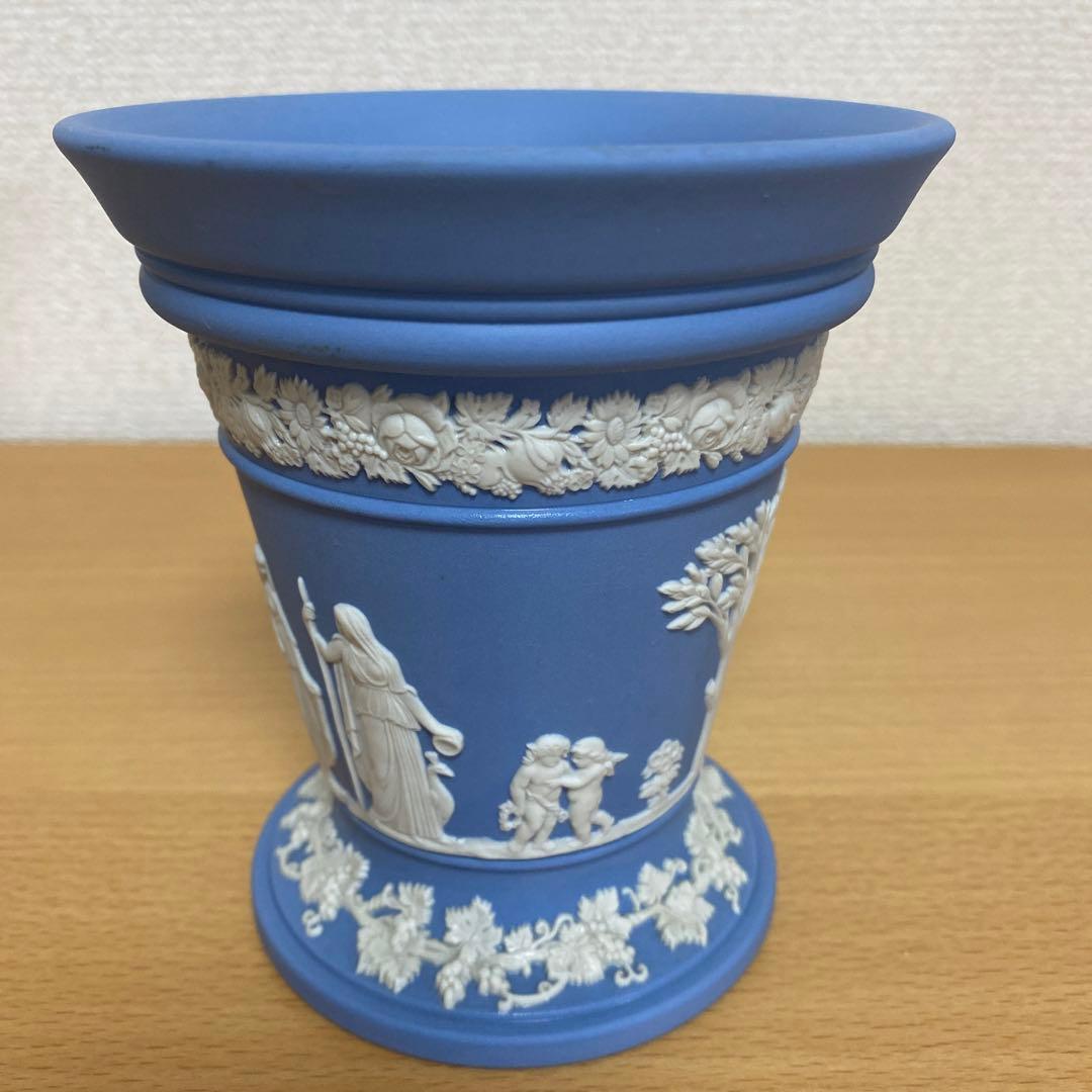 ウェッジウッド　ジャスパー　フラワーベース　花瓶　花器フラワーアレンジホルダー