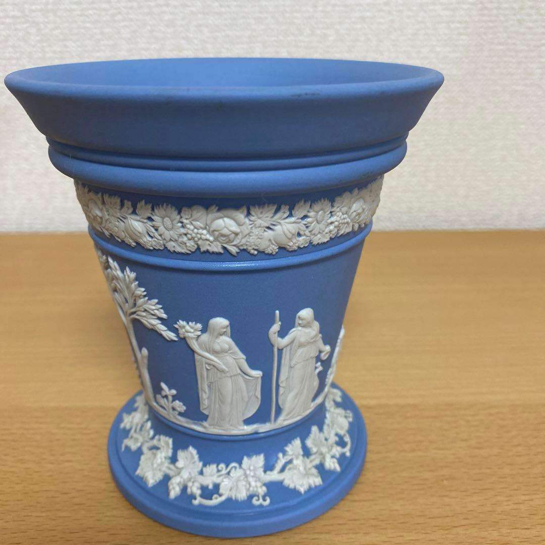 ウェッジウッド　ジャスパー　フラワーベース　花瓶　花器フラワーアレンジホルダー