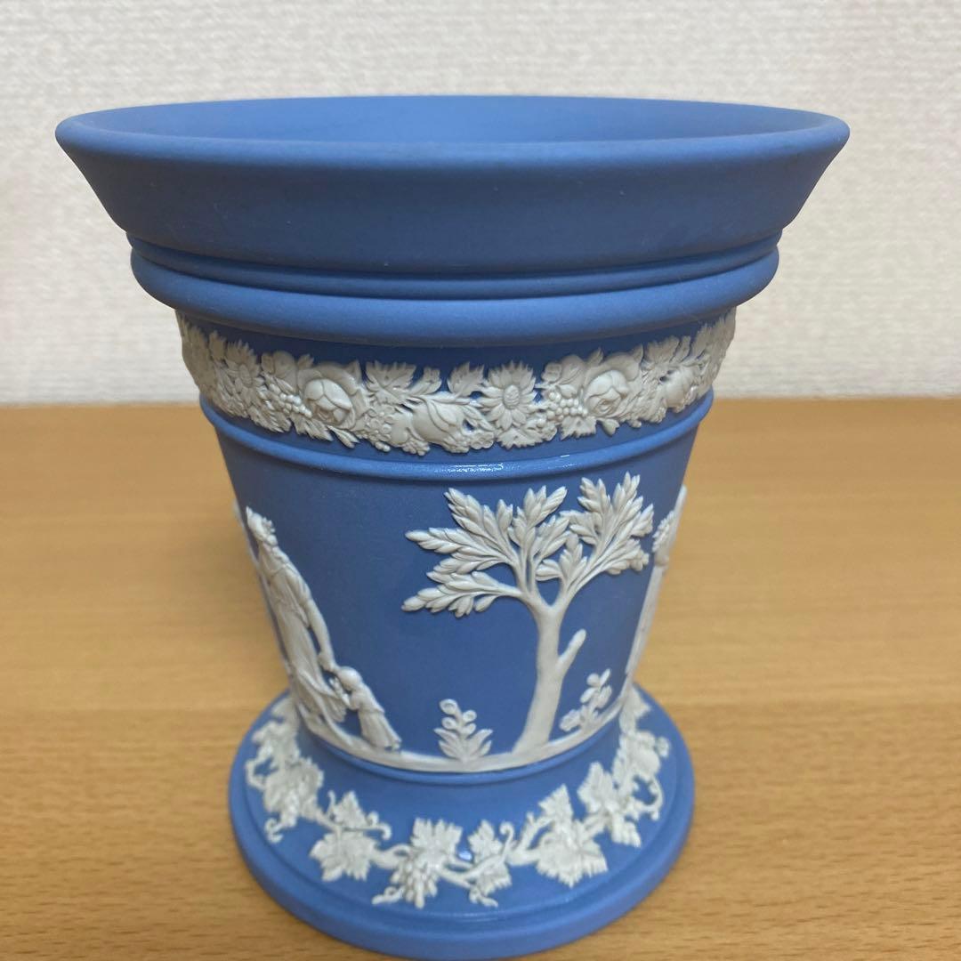 ウェッジウッド　ジャスパー　フラワーベース　花瓶　花器フラワーアレンジホルダー
