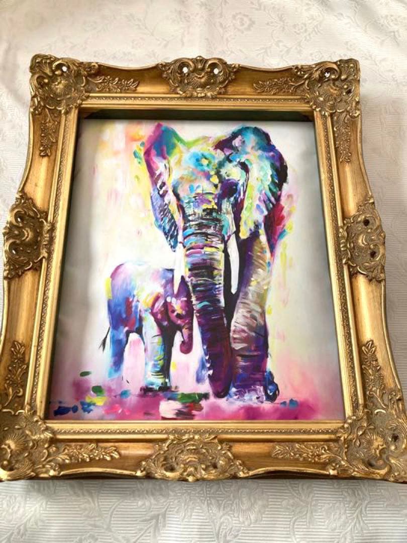 額のみ　ゴールド額縁　ビンテージ　アンティーク