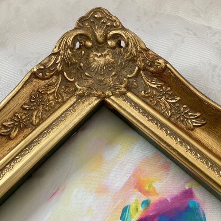額のみ　ゴールド額縁　ビンテージ　アンティーク