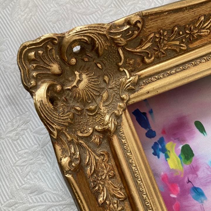 額のみ　ゴールド額縁　ビンテージ　アンティーク