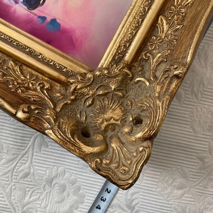 額のみ　ゴールド額縁　ビンテージ　アンティーク