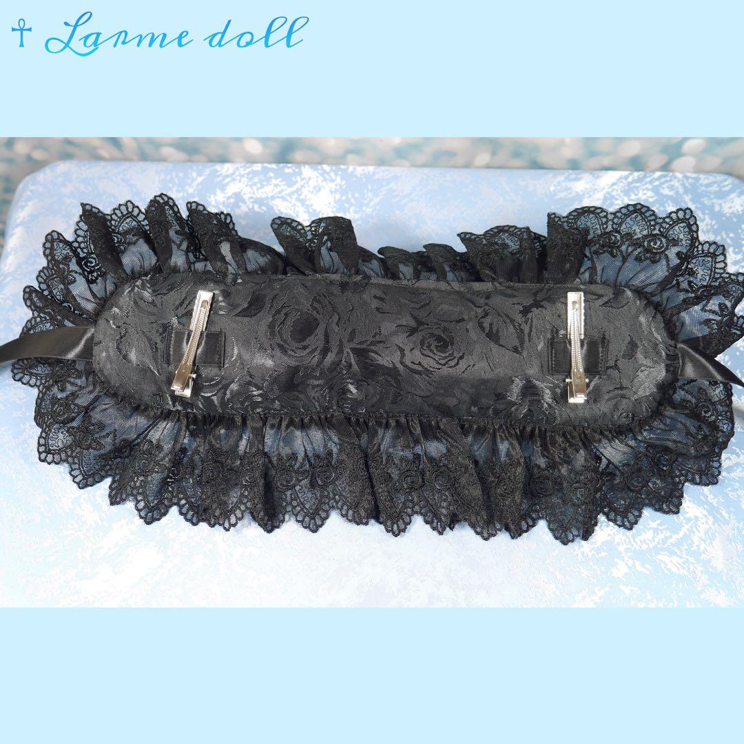 【受注生産】《☥》猫耳ファーヘッドドレス (黒)