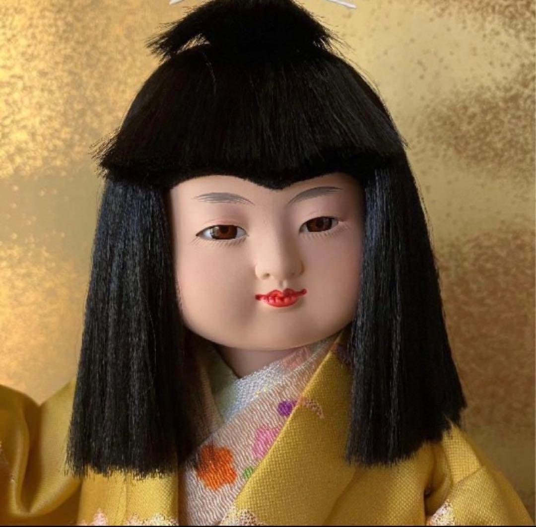 五月人形 夢わらべ 嘉房作 陶器 ガラスケース付 高33cm 端午の節句 美品