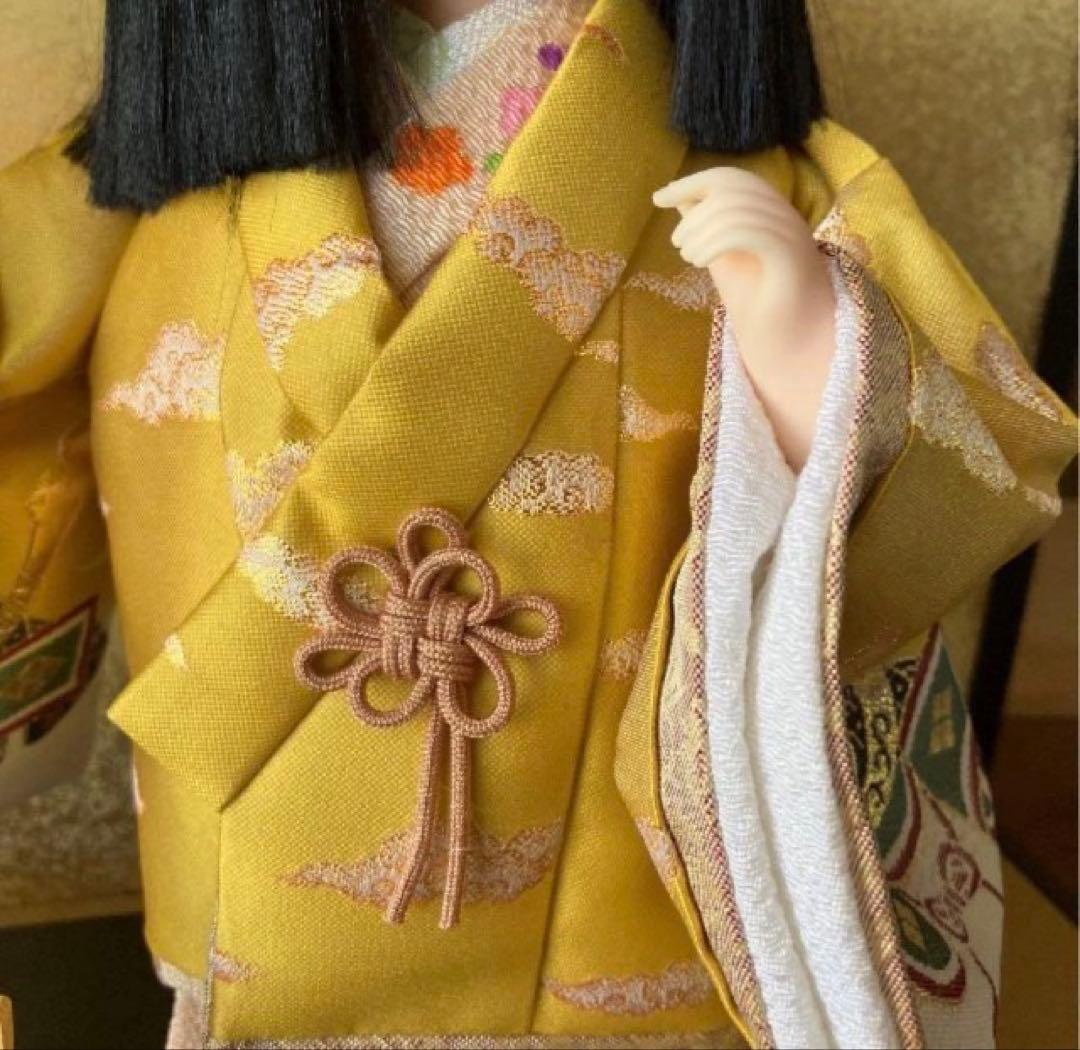 五月人形 夢わらべ 嘉房作 陶器 ガラスケース付 高33cm 端午の節句 美品