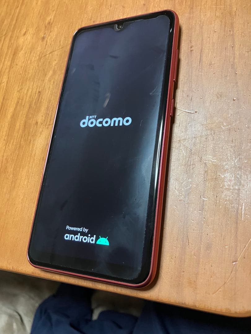 Galaxy A21スマートフォン レッド