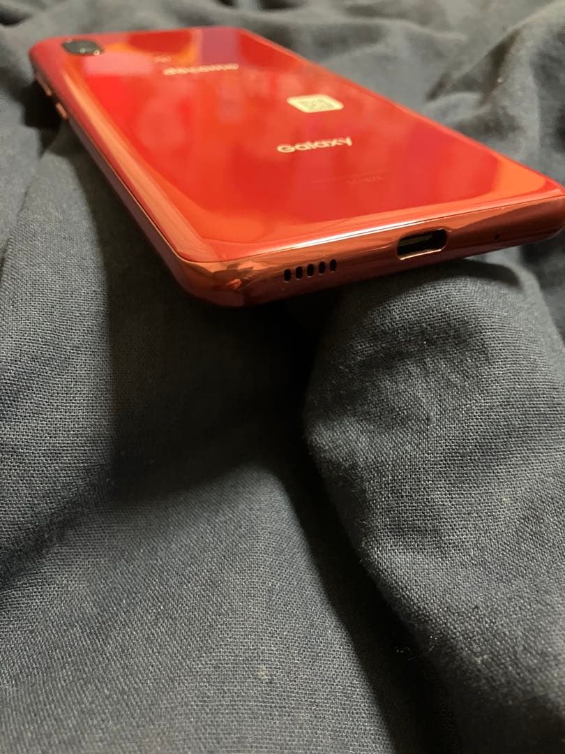 Galaxy A21スマートフォン レッド
