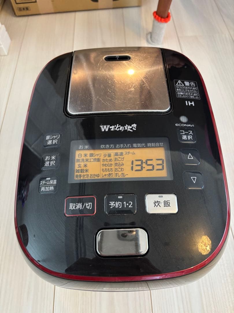 Panasonic SR-SPA107 炊飯器 IH 黒　動作確認済