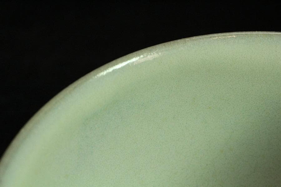 茶道具 西川実造 淙茶碗 共布 共箱 京焼 和食器(K-YC486)