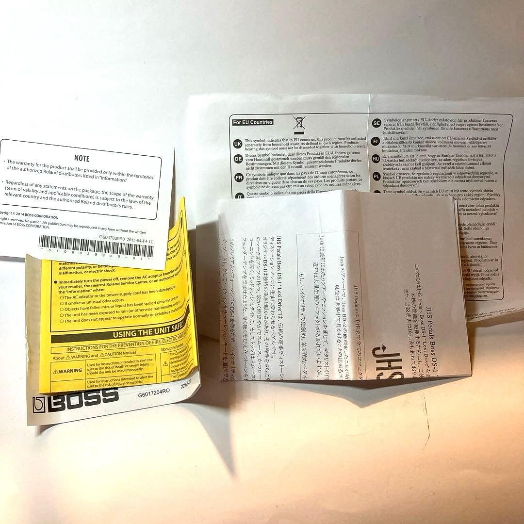 JHS Pedals Boss DS-1 Lexi Drive 激レア 概ね美品