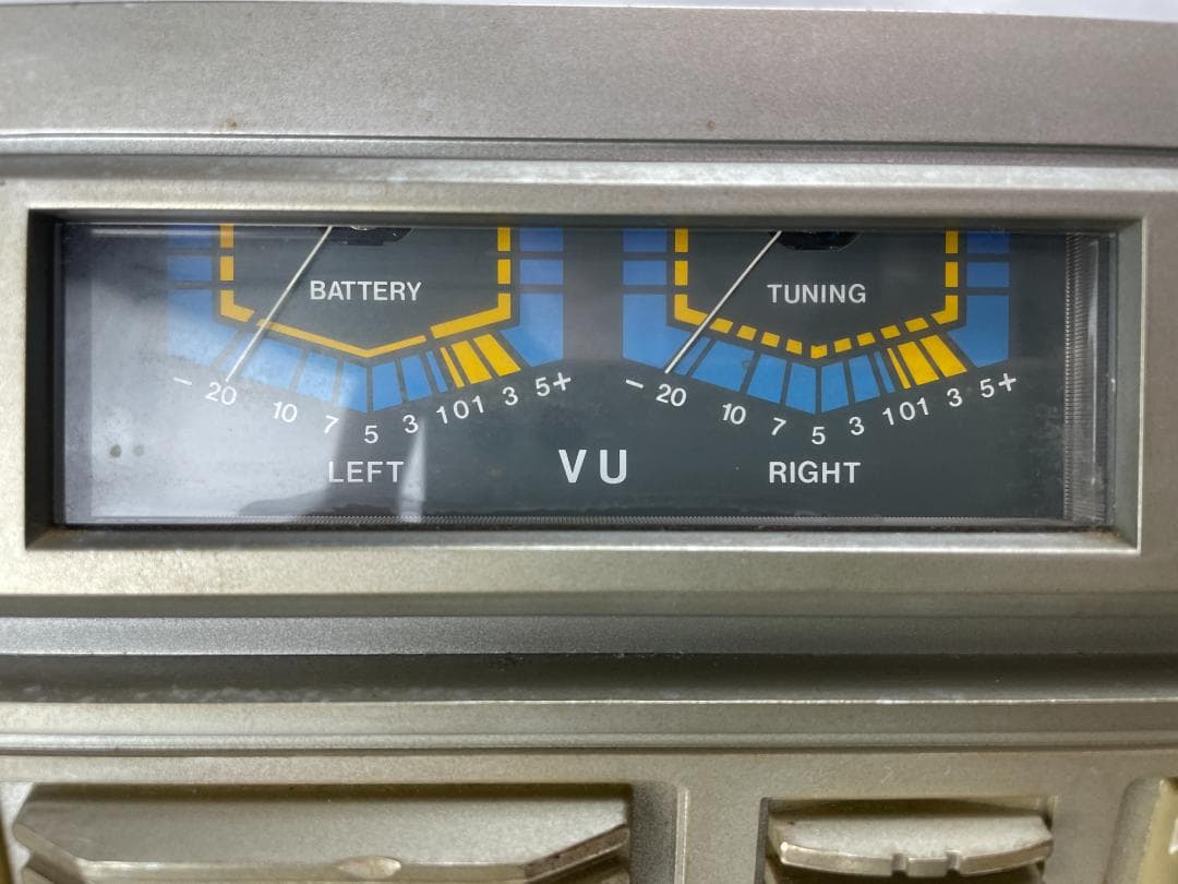 80年代 CONION C-100F レトロラジカセ シルバー