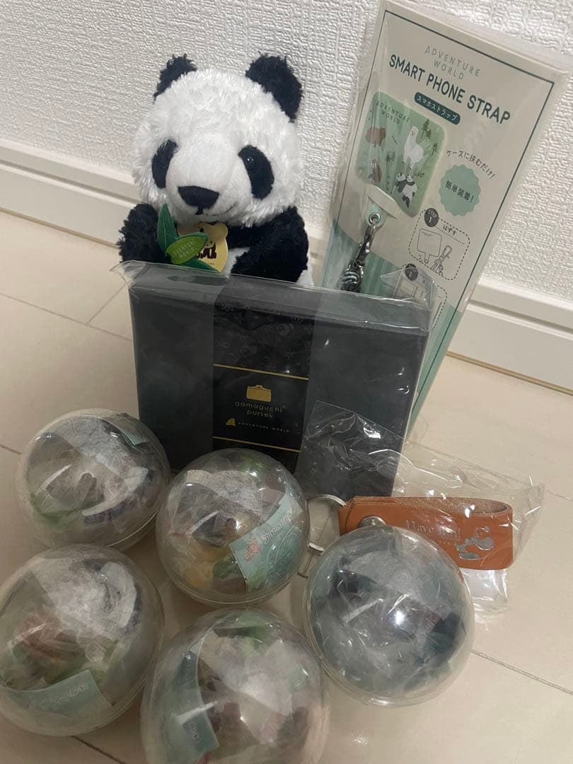 アドベンチャーワールド パンダがま口財布