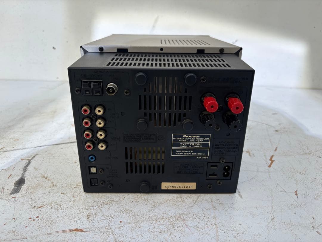 Pioneer CD/MD ミニコンポ FILL XR-RS77/S-RS77
