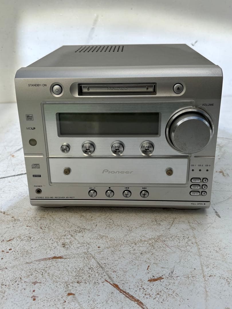 Pioneer CD/MD ミニコンポ FILL XR-RS77/S-RS77