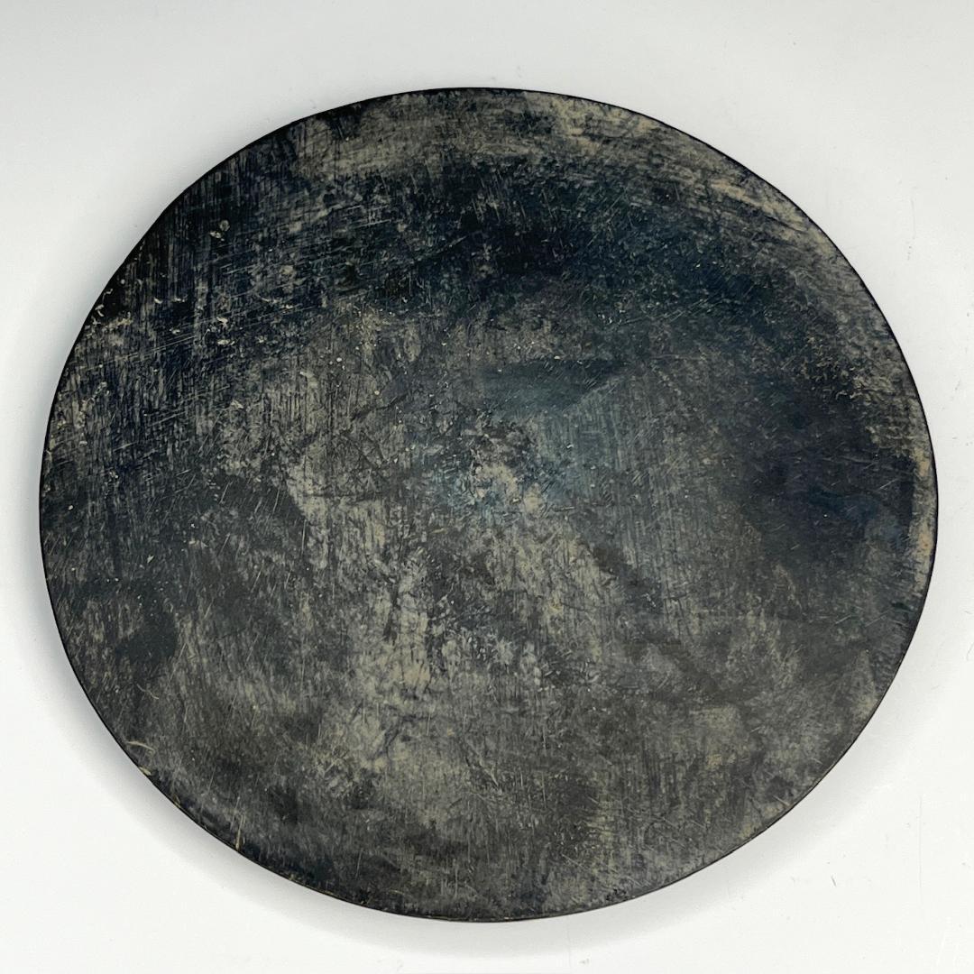 古鏡 青銅鏡 人馬 中国古玩 中国美術 唐物 擺件 旧家蔵出 m04