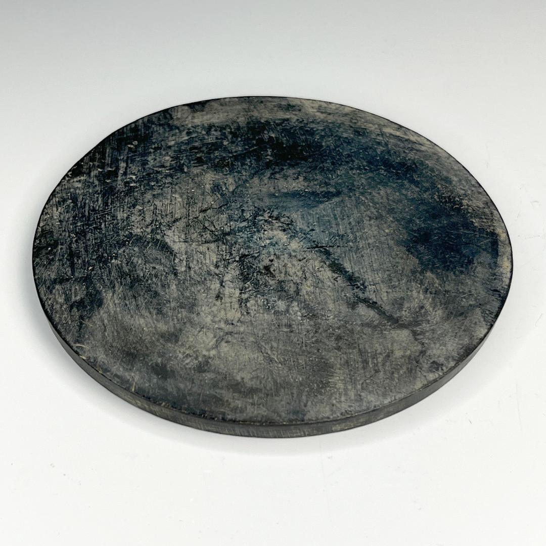 古鏡 青銅鏡 人馬 中国古玩 中国美術 唐物 擺件 旧家蔵出 m04