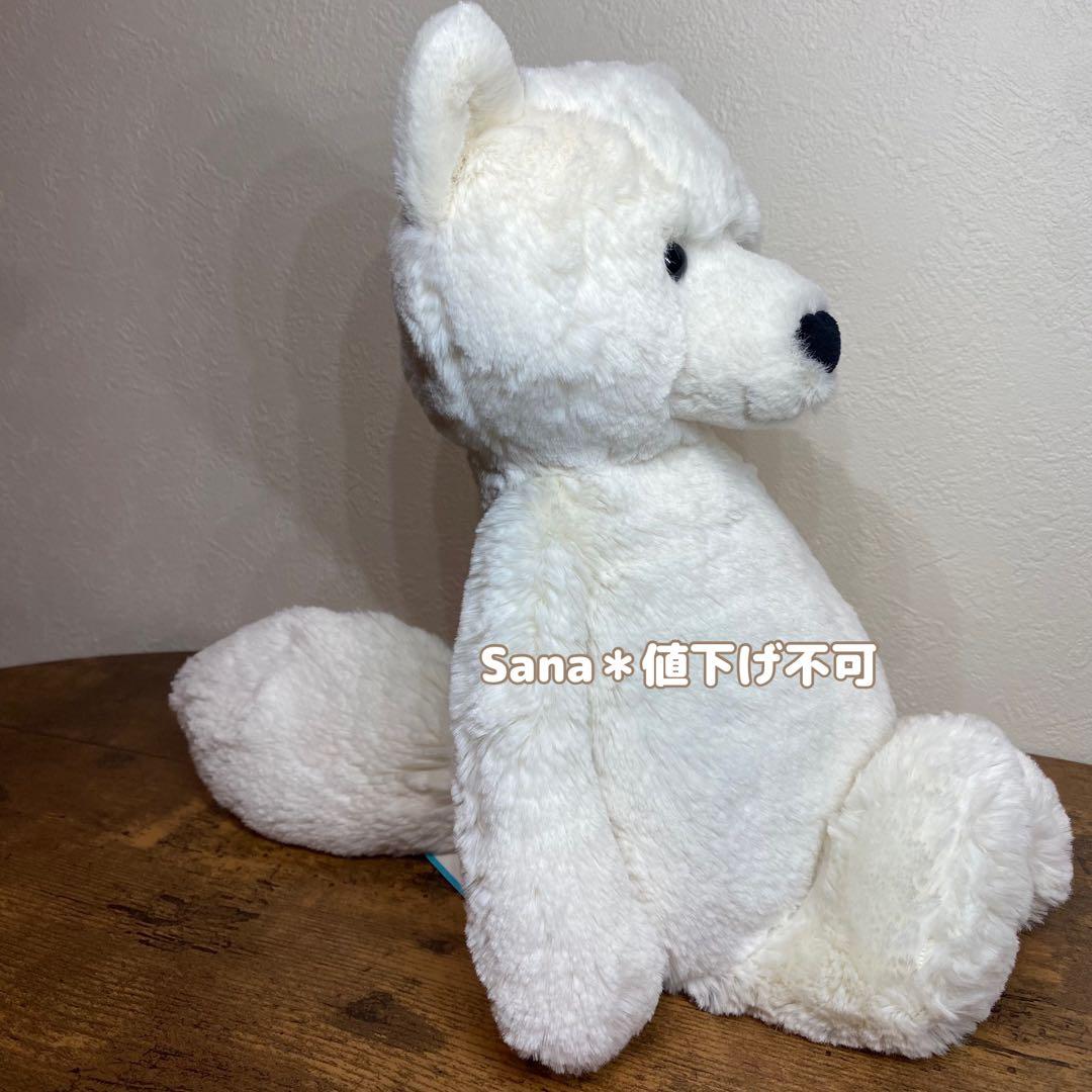 新品　 Bashful Arctic Fox キツネ　白　雪