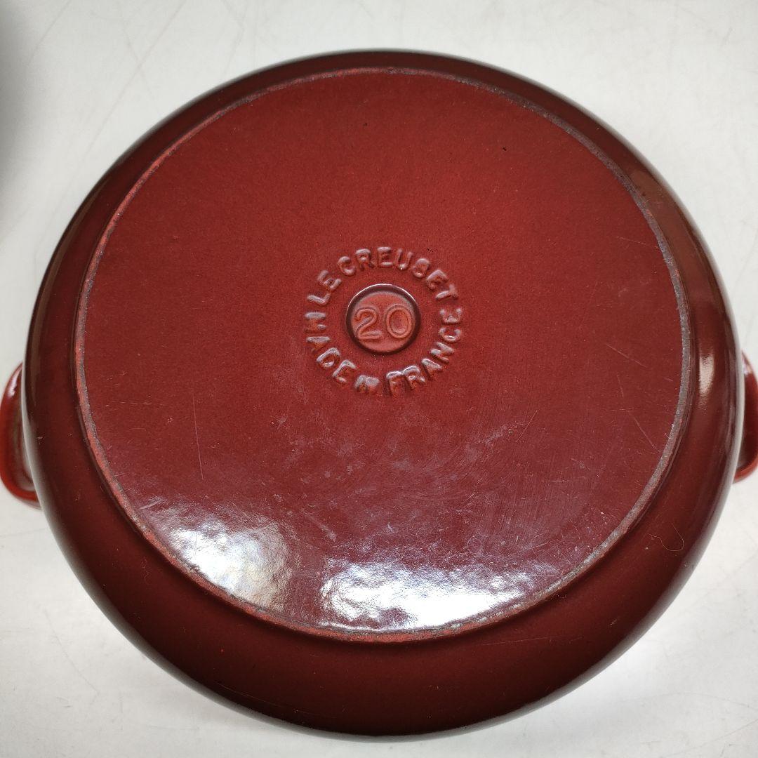 LE CREUSET 20 蓋付き両手鍋