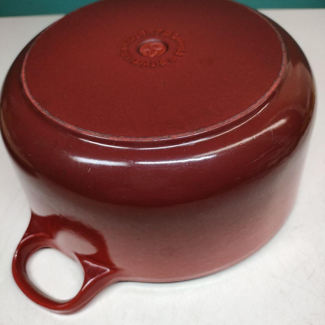 LE CREUSET 20 蓋付き両手鍋