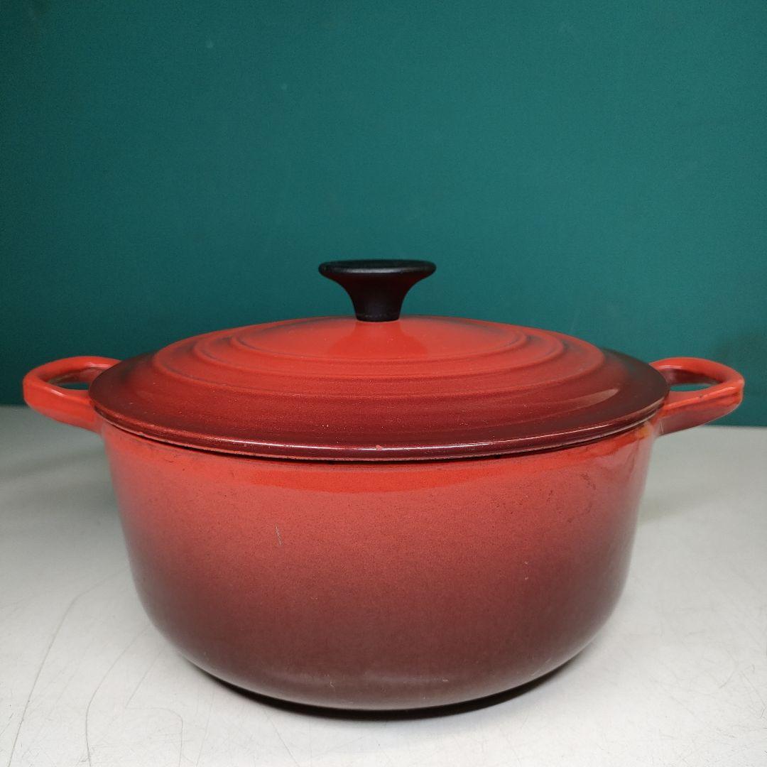 LE CREUSET 20 蓋付き両手鍋