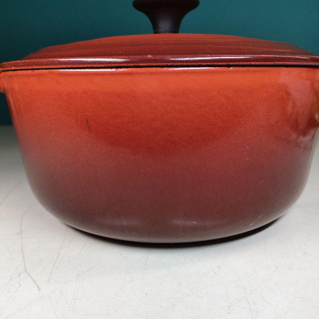 LE CREUSET 20 蓋付き両手鍋