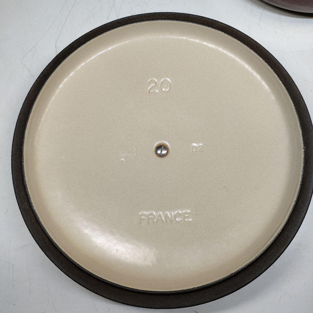LE CREUSET 20 蓋付き両手鍋