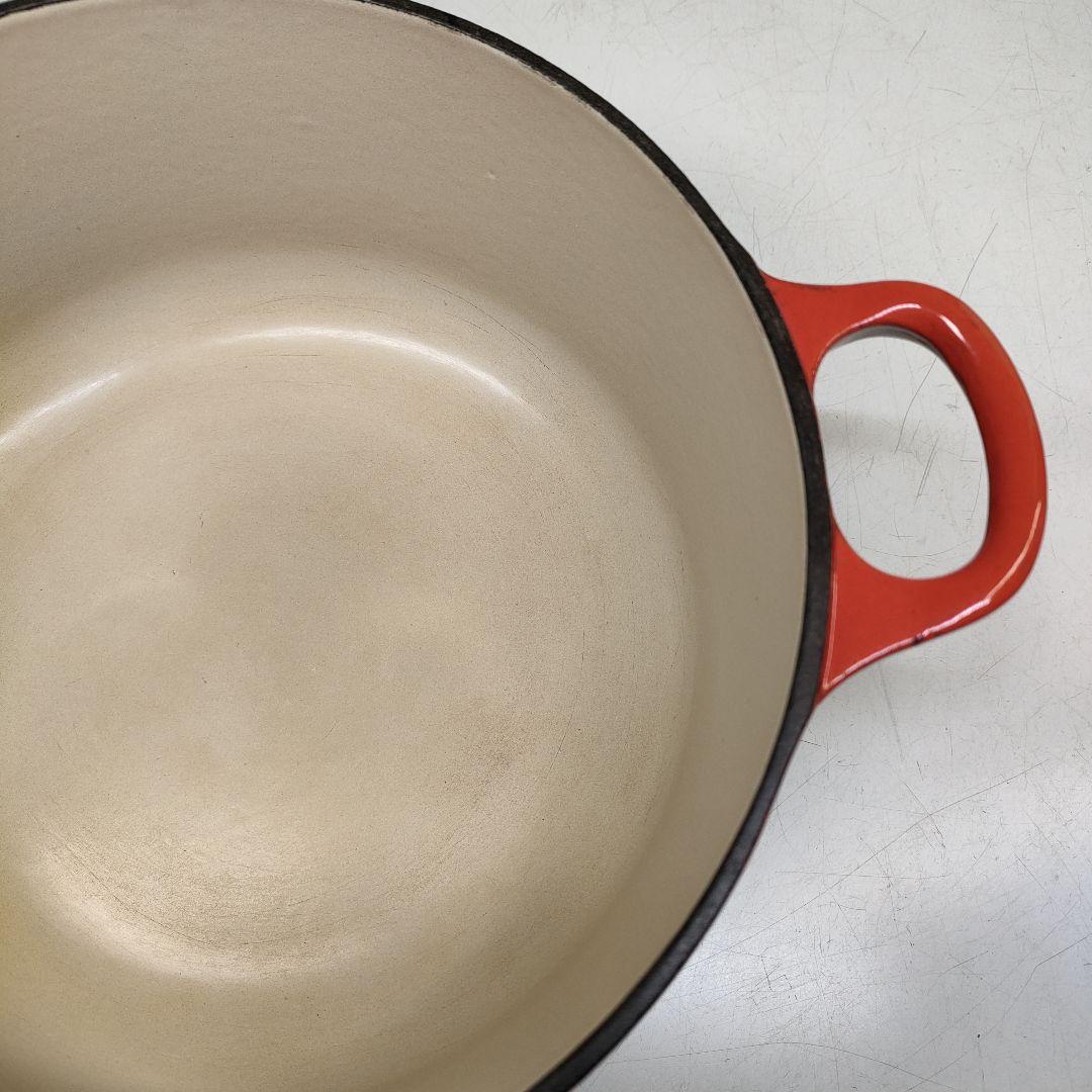 LE CREUSET 20 蓋付き両手鍋