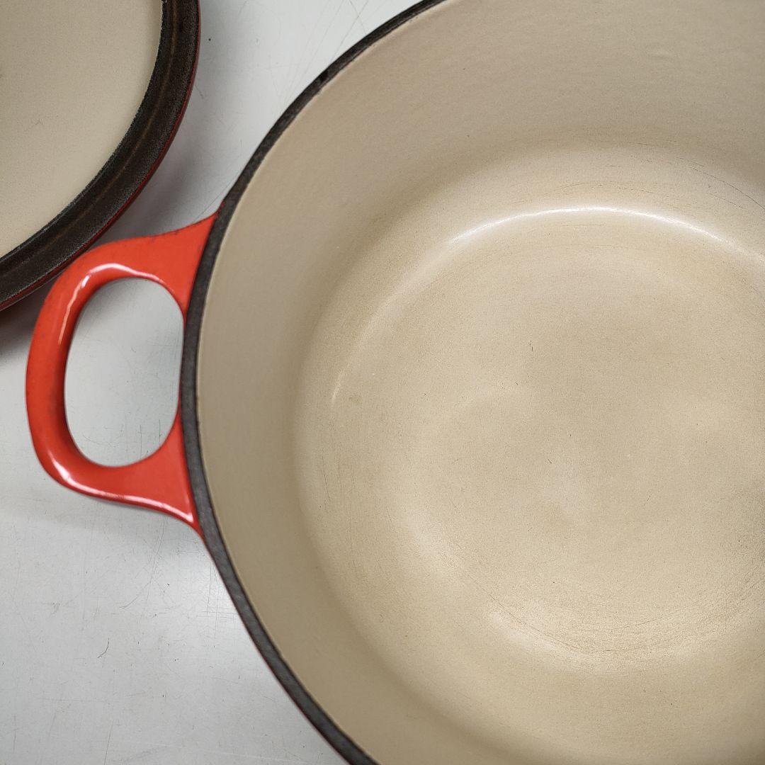 LE CREUSET 20 蓋付き両手鍋