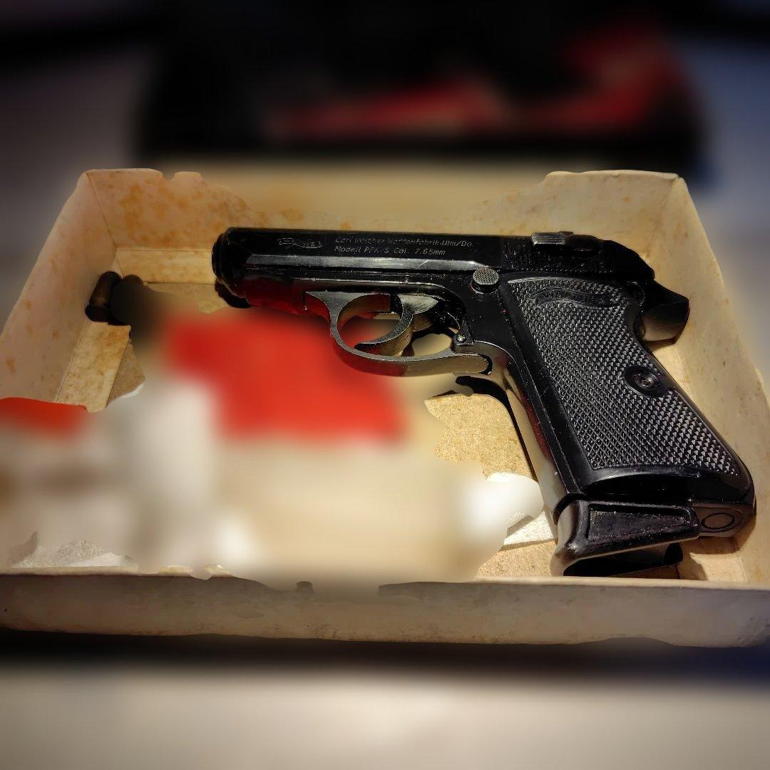 Walther PPK モデルガン ブラック マルシン製　マルゴー箱付き