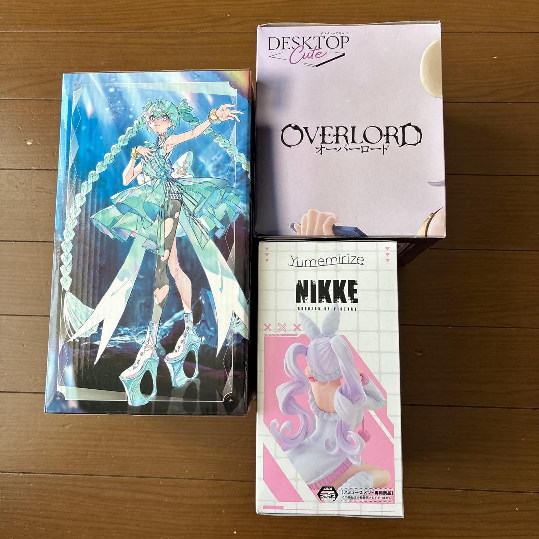 フィギュアセット アリス・オーバーロード・初音ミク