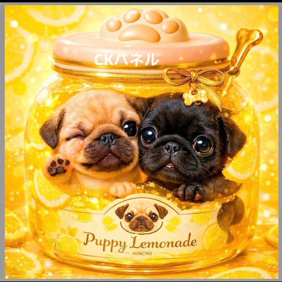 激レアわんこジャムパネル生地　トイプー、チワワ、パグ、ポメラニアン、ダックス柴犬