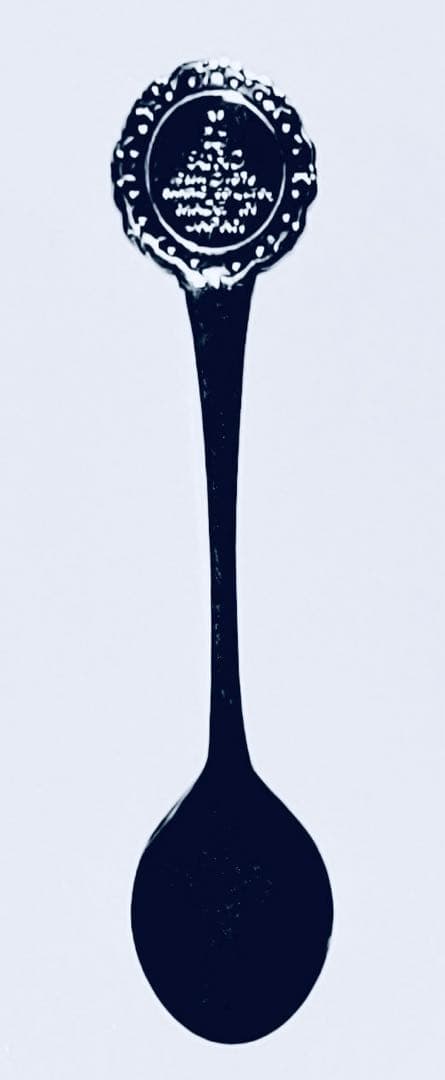 レア1976年製キキララ陶器リトルツインスターズ当時物デミタススプーン銀色