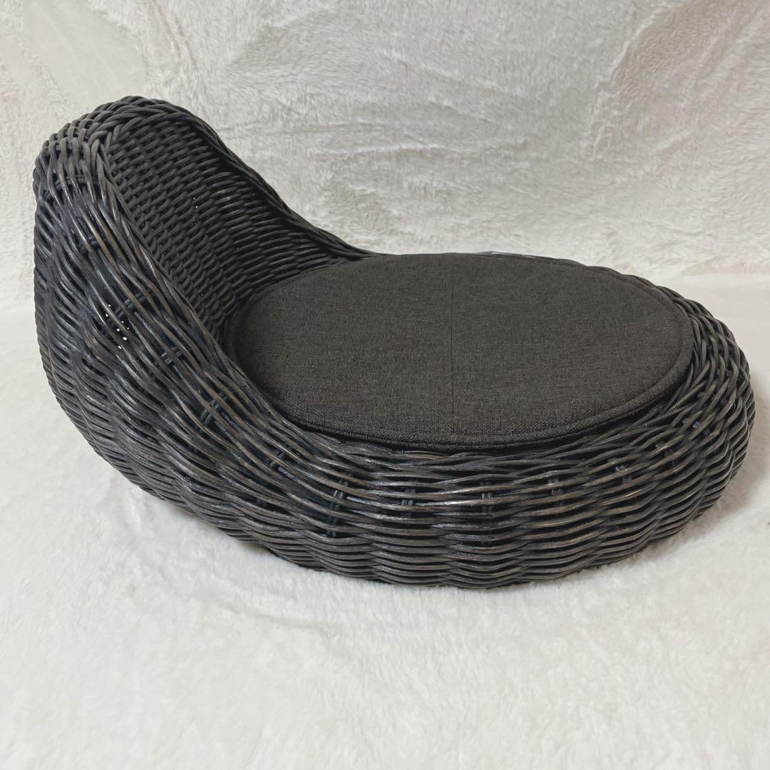 【美品】桜屋工業（CHERRY）「DAY」ラタン製座椅子　RA-804