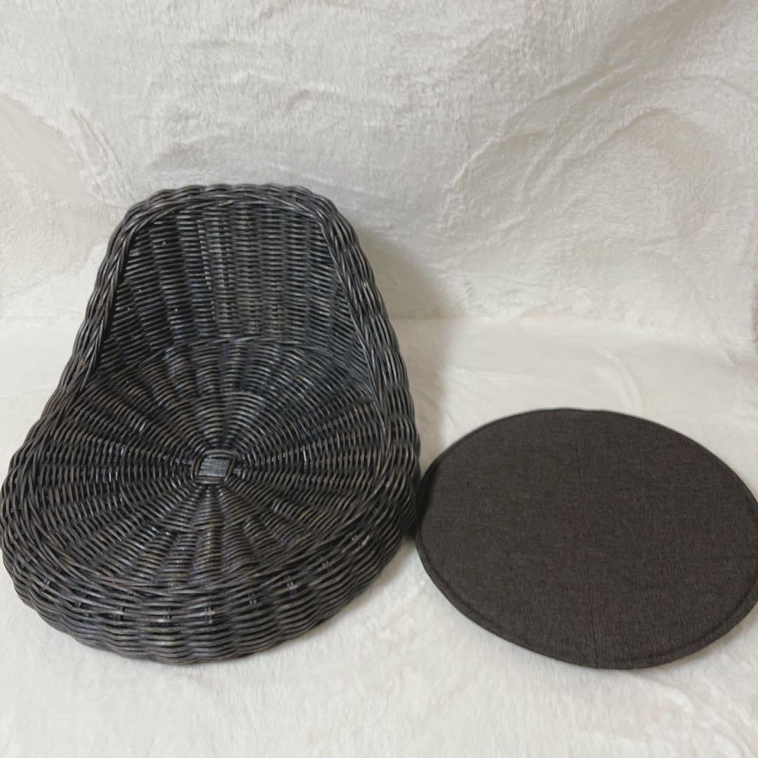 【美品】桜屋工業（CHERRY）「DAY」ラタン製座椅子　RA-804