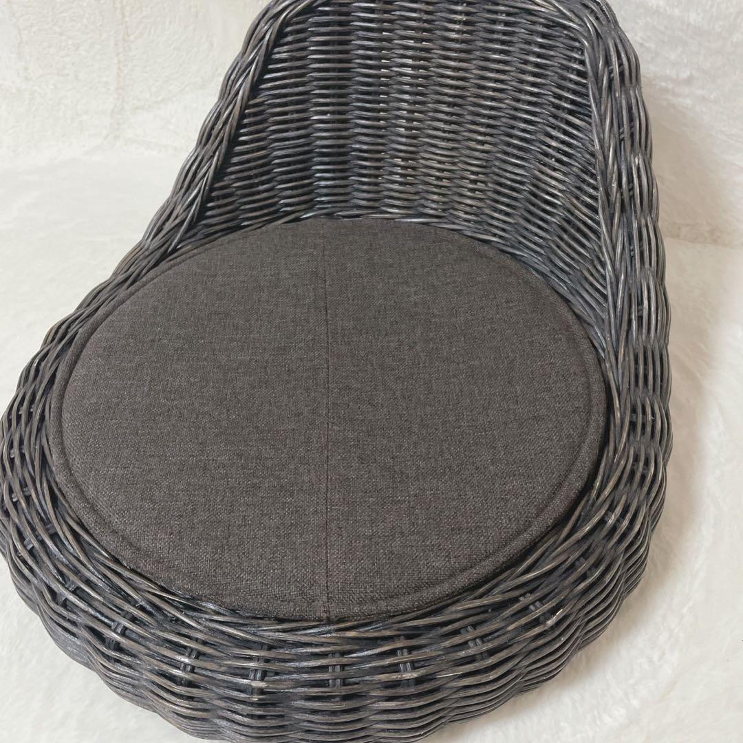 【美品】桜屋工業（CHERRY）「DAY」ラタン製座椅子　RA-804