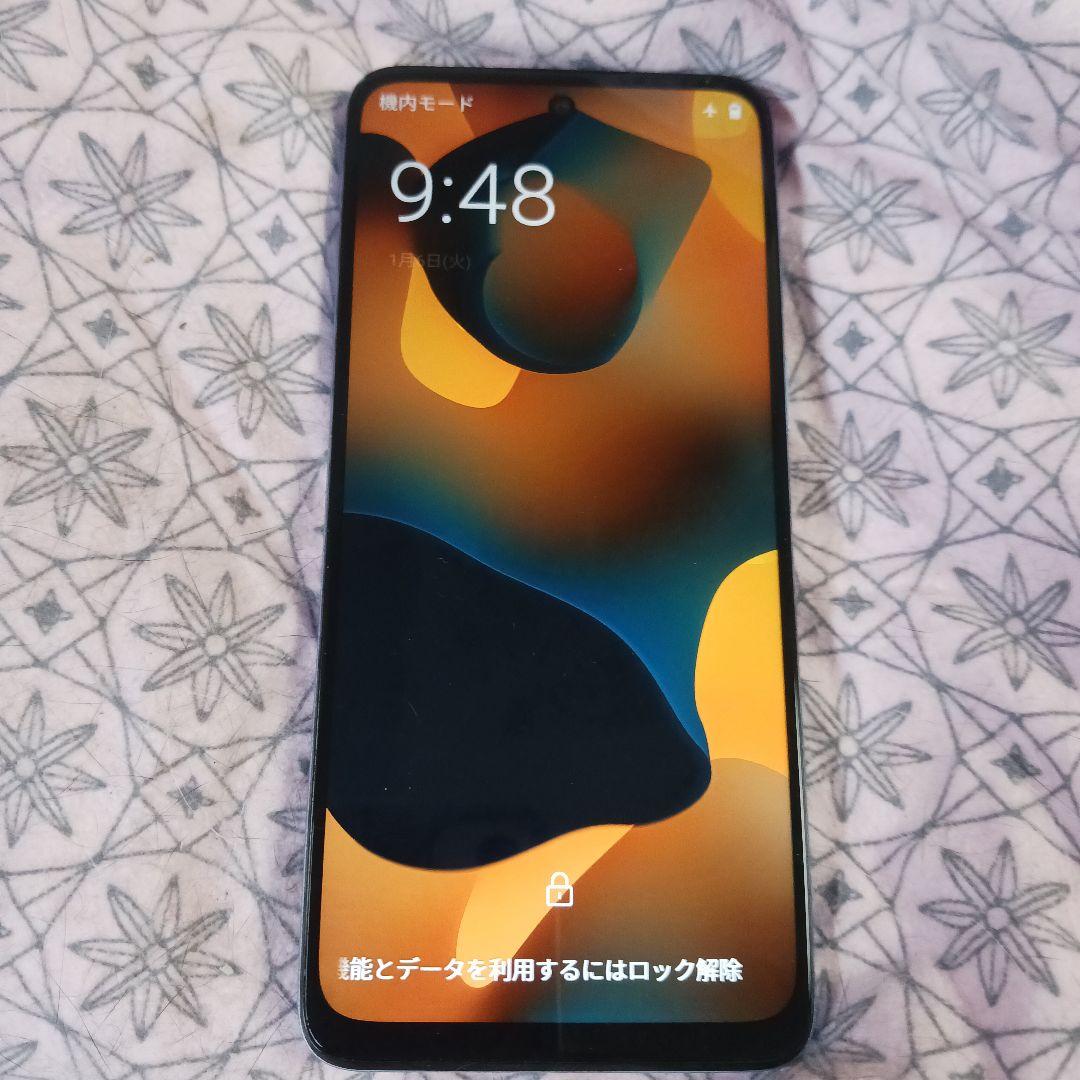 Motorola スマートフォン 本体 ブルー