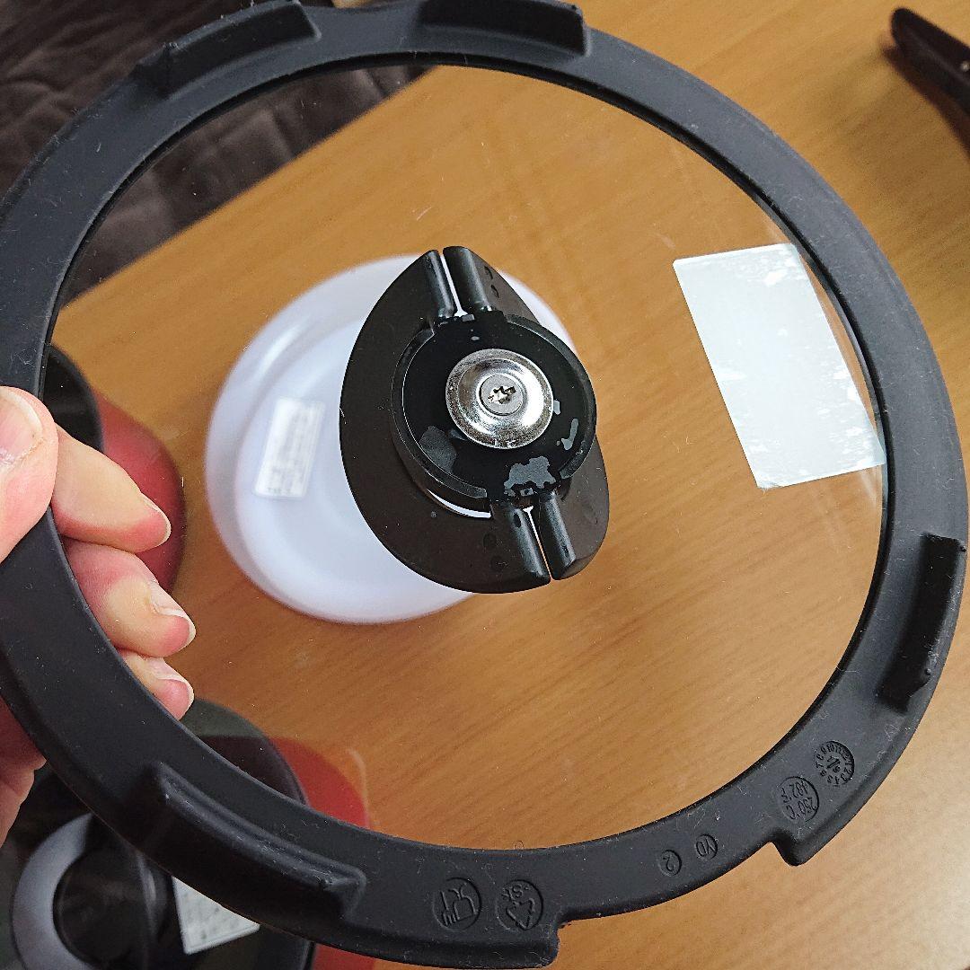 美品【T-FAL】インジニオ・ネオ、レッド、鍋２個セット、取っ手付き