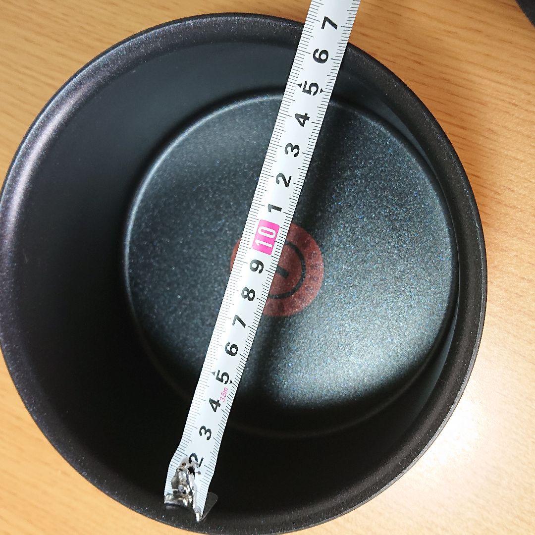 美品【T-FAL】インジニオ・ネオ、レッド、鍋２個セット、取っ手付き