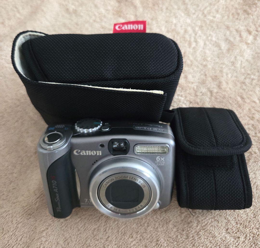 Canon　デジタルカメラPowerShot A710 IS 7.1MPケース付