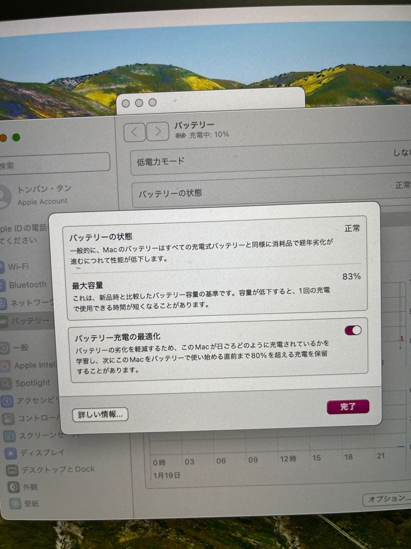 Macbook Pro M1 2020 8GB 256GB※修理交換歴なし