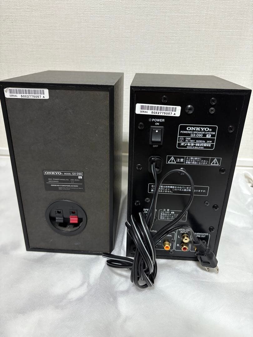ONKYO GX-D90ブラック スピーカー