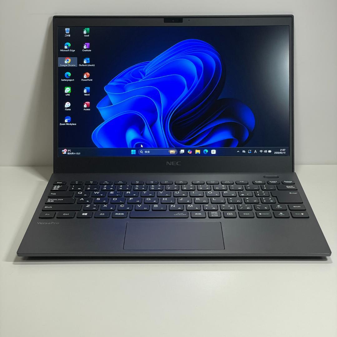 第10世代i7 NEC VersaPro ノートPC win11 16GB 薄型