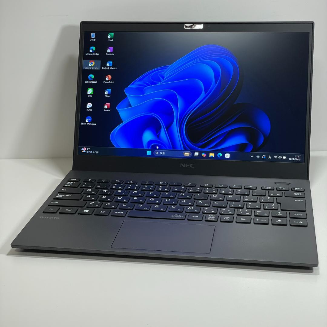 第10世代i7 NEC VersaPro ノートPC win11 16GB 薄型